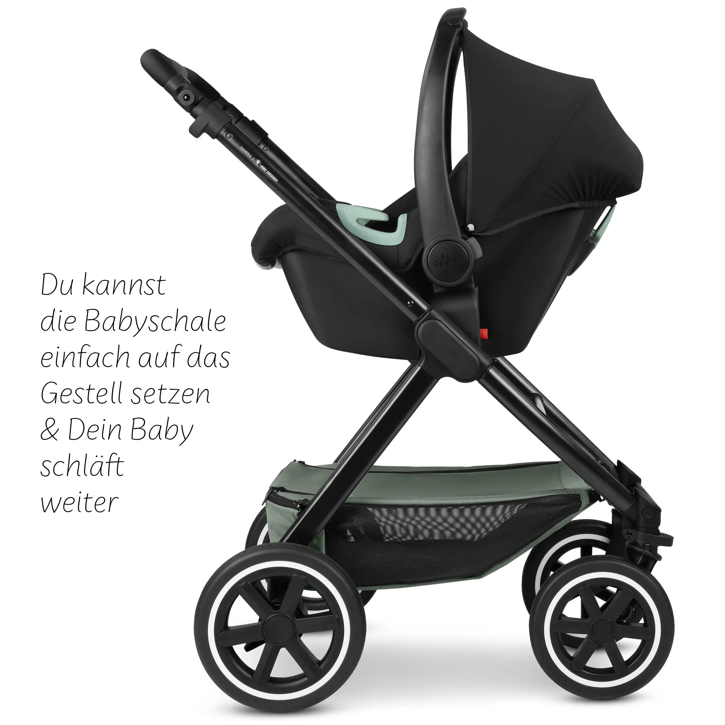 Ensemble poussette 3en1 Samba 2 - Pine