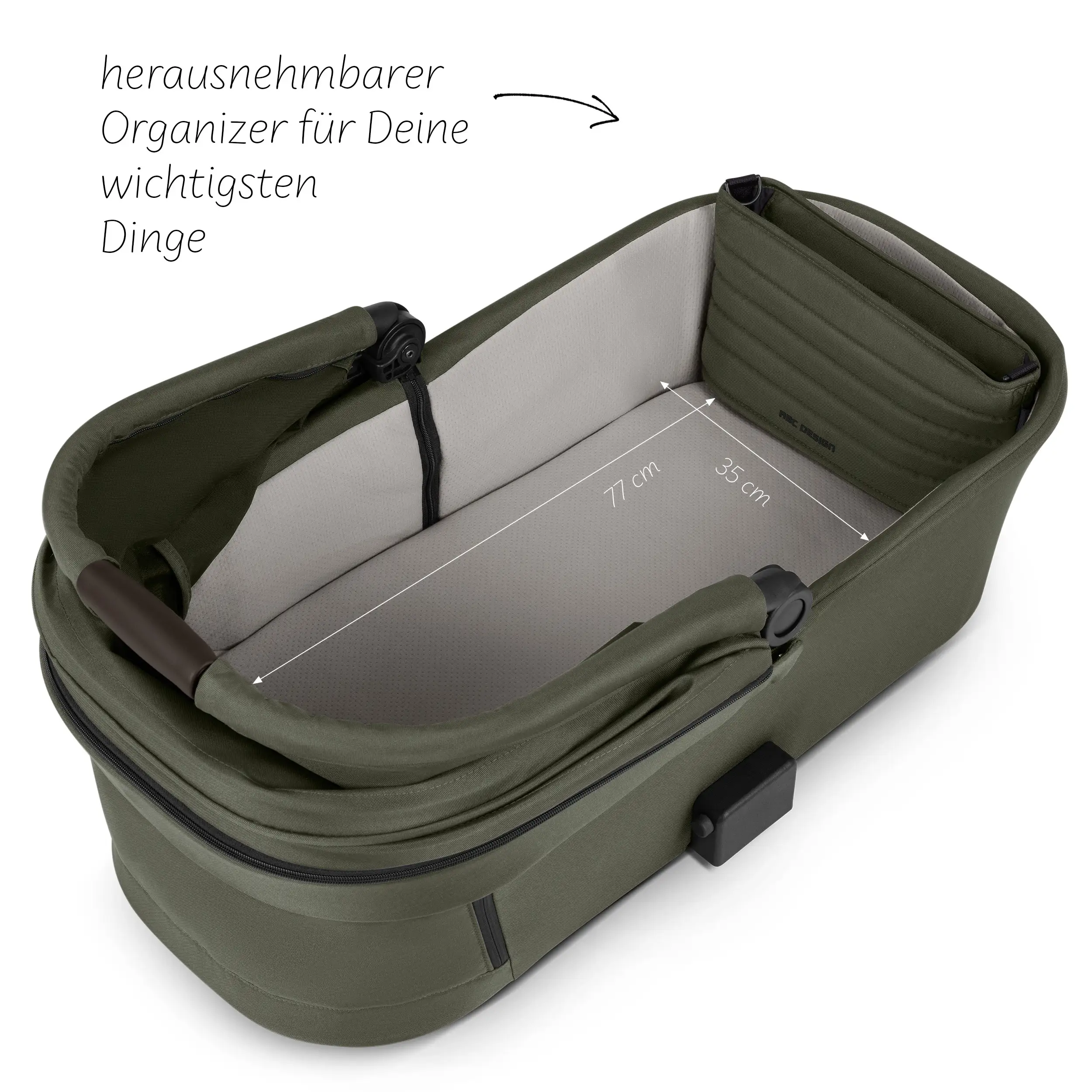 3in1-Kinderwagen-Set Samba 2 - Avocado