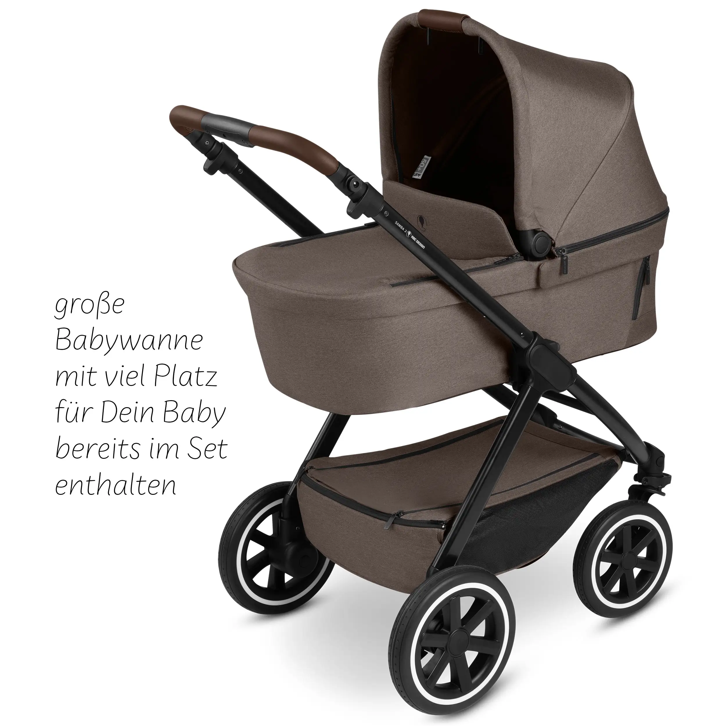3in1-Kinderwagen-Set Samba 2 - Nature