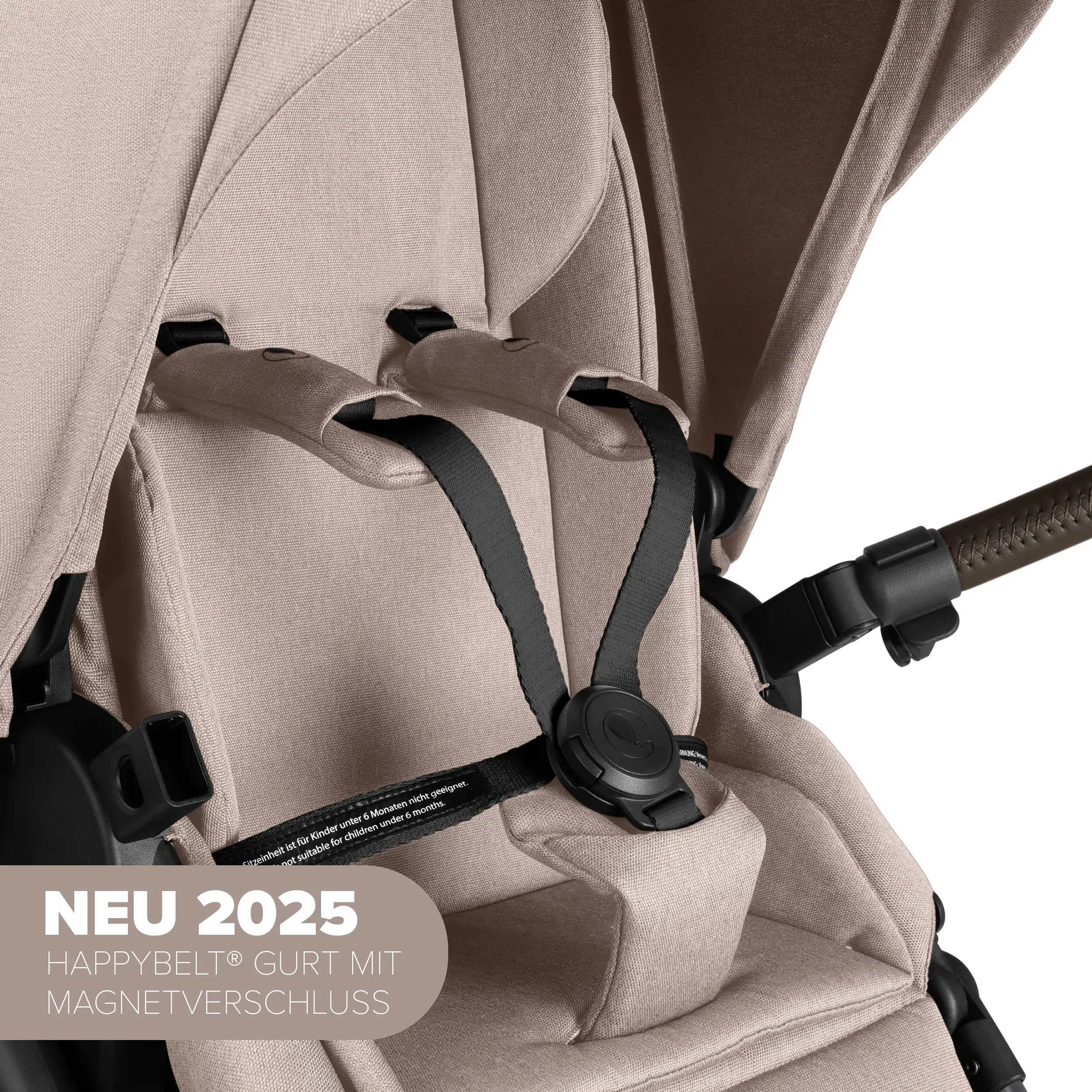 4in1-Kinderwagen-Set Salsa 5 Air inkl. Babyschale Calla mit Liegefunktion - Camel