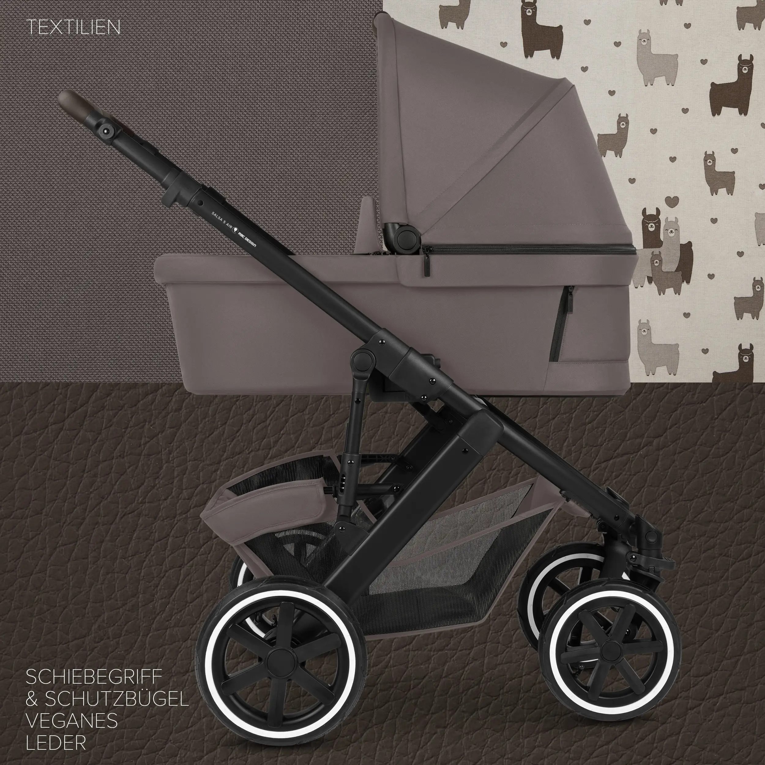 2in1 Kinderwagen-Set Salsa 5 Air - Marron