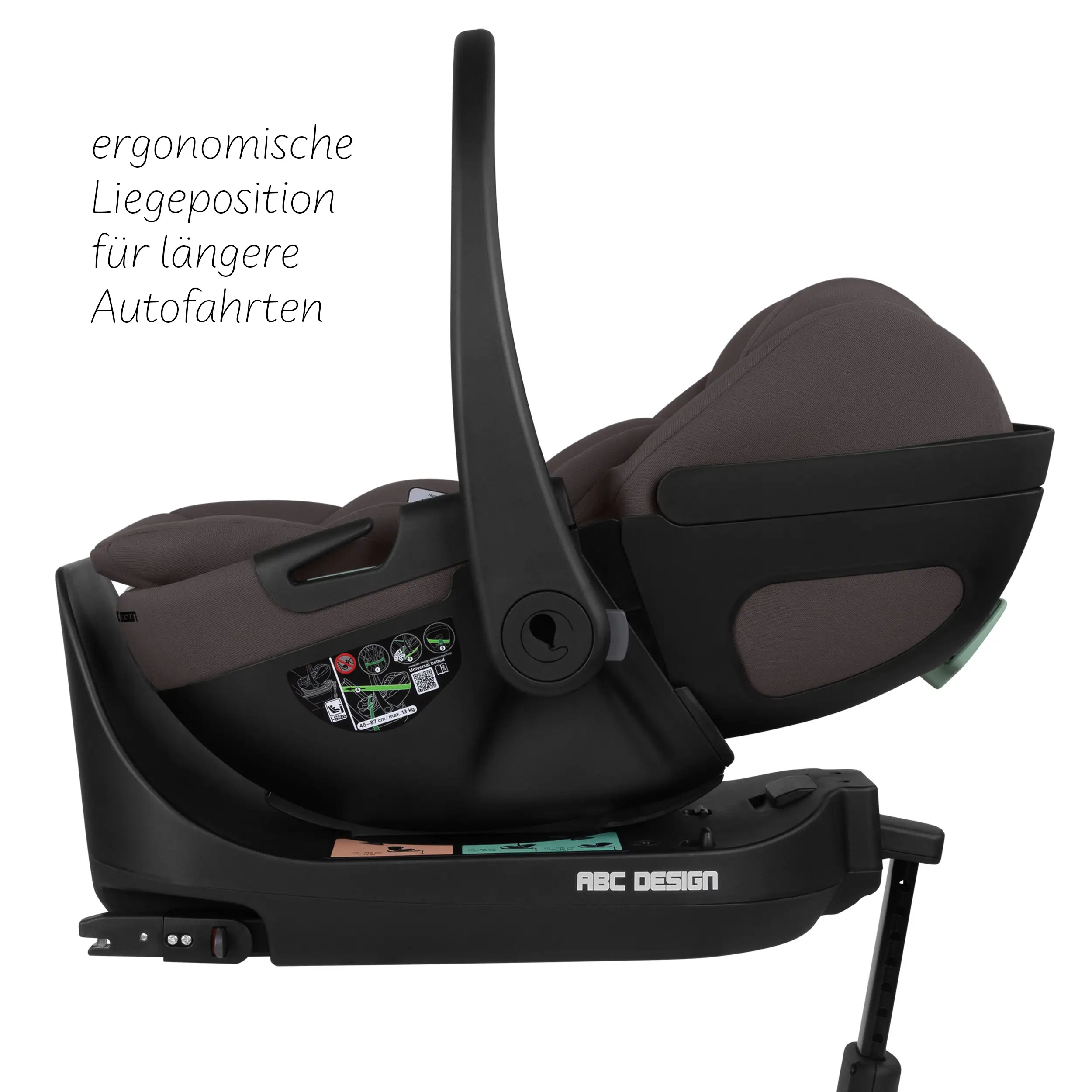 Ensemble poussette 4en1 Salsa Core avec coque auto inclinable Calla et base ISOFIX Root - Falcon