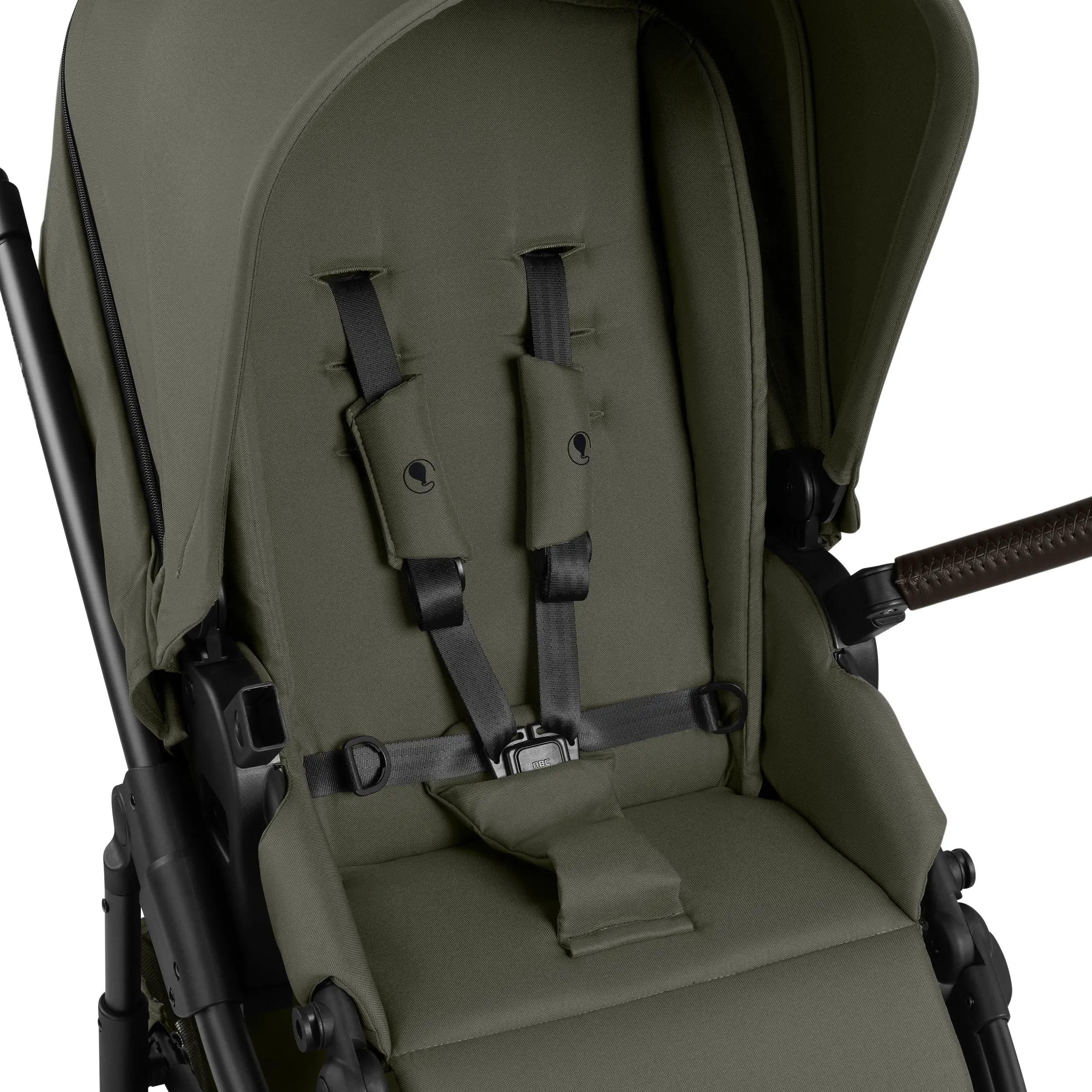4in1 Kinderwagen-Set Salsa Core inkl. Babyschale Calla mit Liegefunktion & Isofix Base Root - Olive