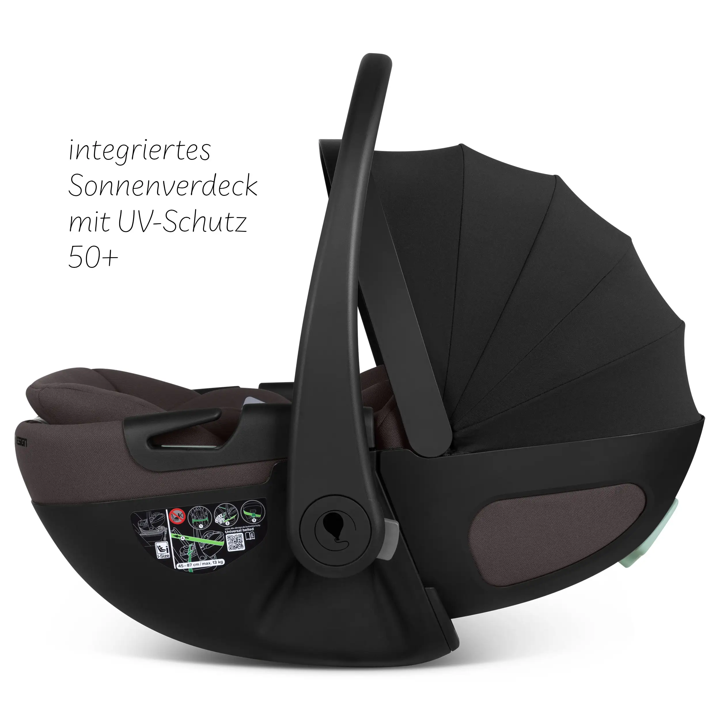 Babyschale mit Liegefunktion Calla i-Size inkl. drehbarer Isofix Base Root- Falcon